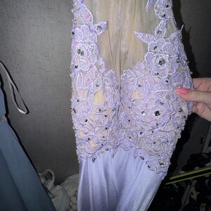 Purple prom dress